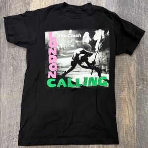 Black The Clash London Calling T-Shirt